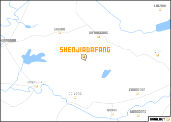 map of Shenjiadafang