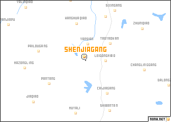 map of Shenjiagang