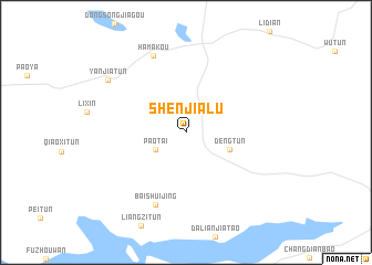 map of Shenjialu