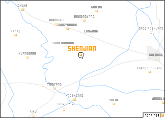 map of Shenjian