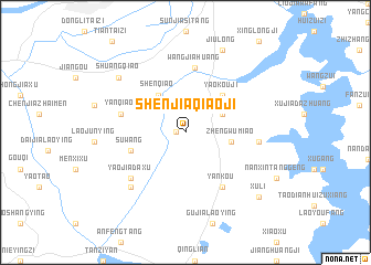 map of Shenjiaqiaoji