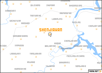 map of Shenjiawan