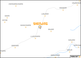 map of Shenjing