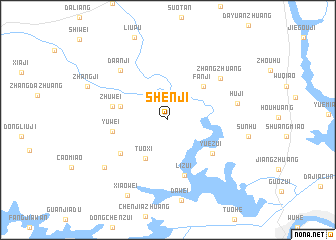map of Shenji