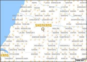 map of Shen-kang