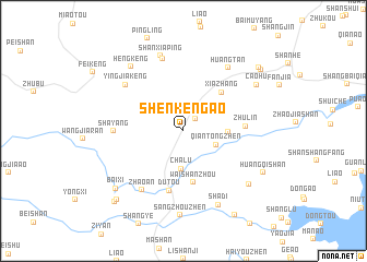 map of Shenkeng\