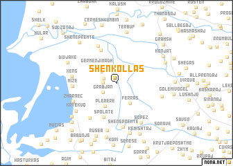 map of (( Shënkollas ))