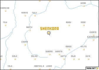 map of Shenkora