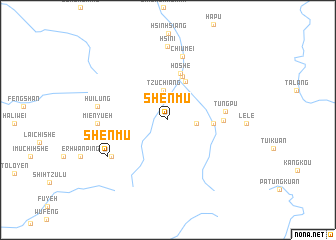 map of Shen-mu