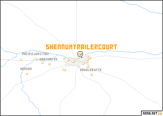 map of Shennum Trailer Court