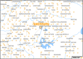 map of Shen-nung