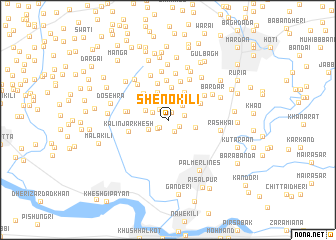 map of Sheno Kili