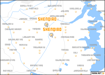 map of Shenqiao