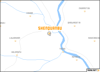 map of Shenquanbu