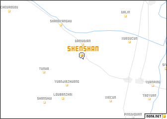 map of Shenshan