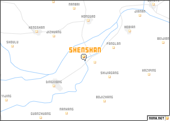 map of Shenshan