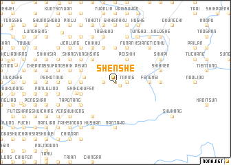 map of Shen-she
