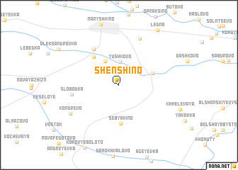 map of Shenshino