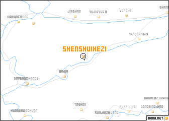 map of Shenshuihezi