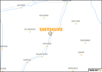 map of Shenshuipo