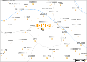 map of Shenshu