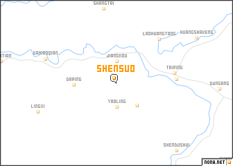 map of Shensuo