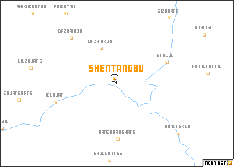 map of Shentangbu