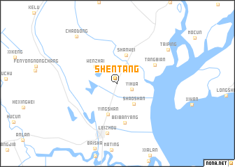 map of Shentang