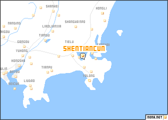 map of Shentiancun