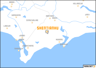 map of Shentianhu