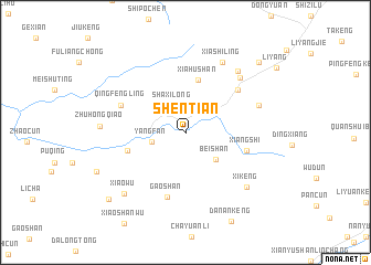 map of Shentian