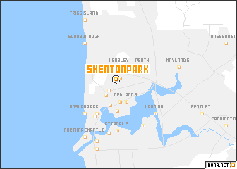 map of Shenton Park