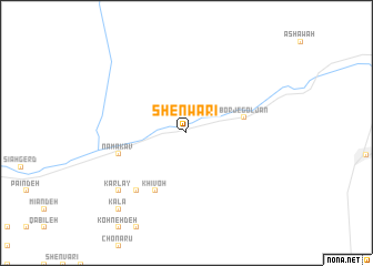 map of Shenwārī