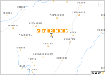 map of Shenxianchong