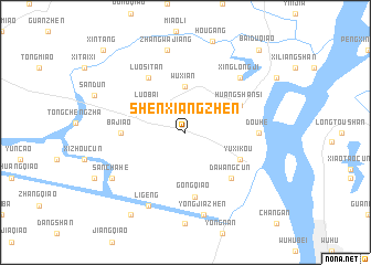 map of Shenxiangzhen