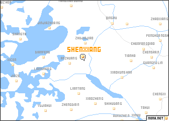 map of Shenxiang