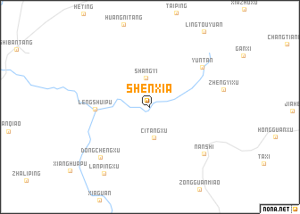 map of Shenxia