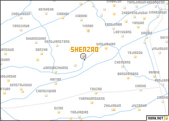 map of Shenzao