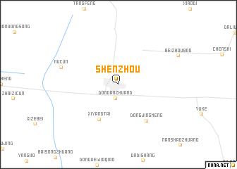 map of Shenzhou