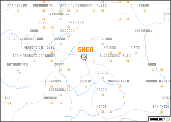 map of Shen