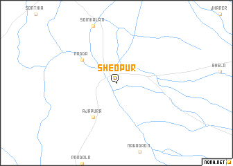 map of Sheopur
