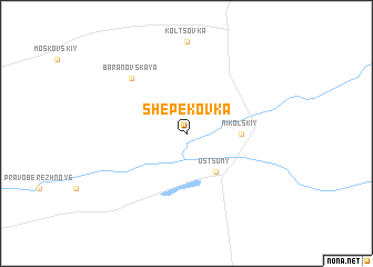 map of Shepekovka