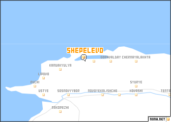 map of Shepelëvo