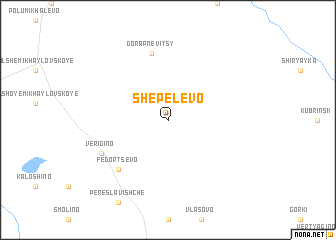 map of Shepelëvo