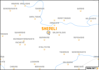 map of Shepeli