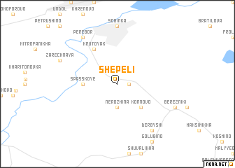 map of Shepeli