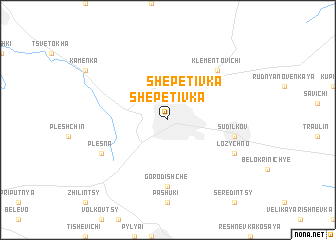 map of Shepetivka