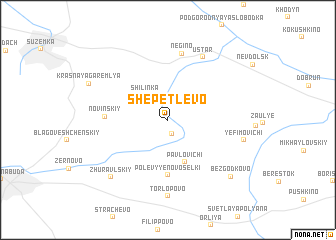 map of Shepetlevo