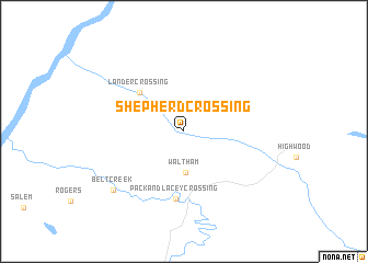 map of Shepherd Crossing