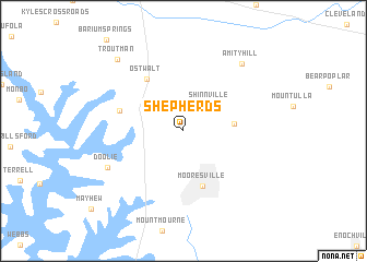 map of Shepherds